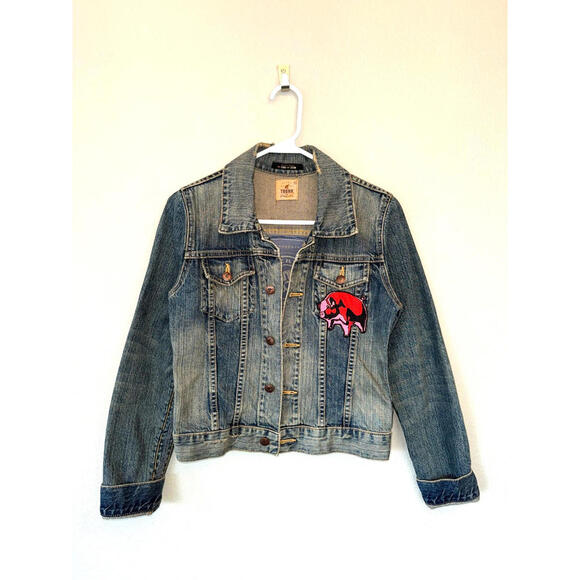 Limited Edition! Pink Floyd Animals Trunk Ltd Denim Jacket - Picture 2 of 9